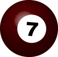 billiard ball number seven