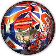 ball with British symbols