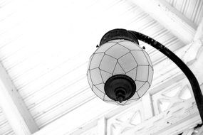 white ceiling lamp