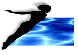 high diving sports drawing
