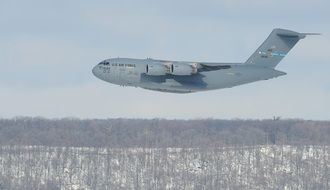 military cargo jet