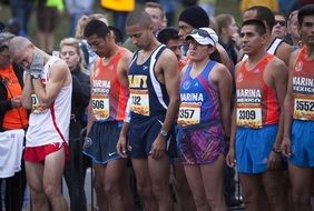 runners on the start line