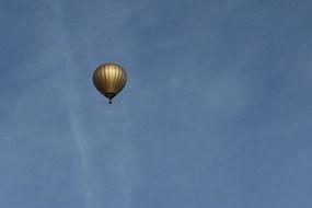golden hot air balloon