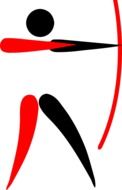 sports olympic individual sign drawing