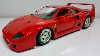 toy red ferrari