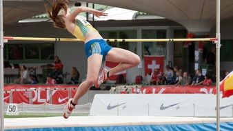 View of high jumps