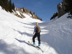 Skier before lifting