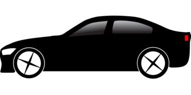 black lux car drawing