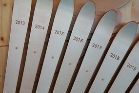 skis of winners