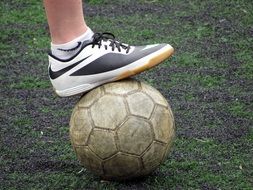 foot on the ball