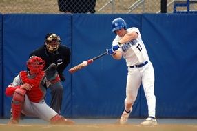 baseball hitter is batting