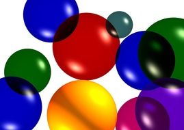 ball, about ,color ,blue, yellow,violet