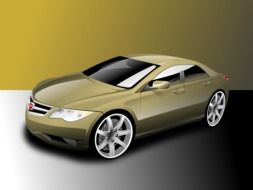 fast sports car drawing