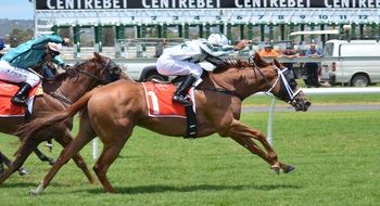 Racing on horseback