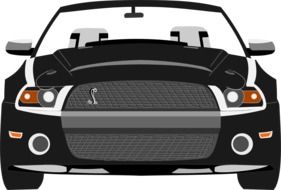 car mustang drawing