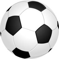 football ball 3d drawing