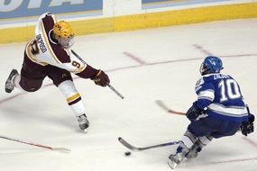 Ice hockey shot