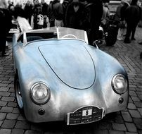 oldtimer, racing, car, automotive, auto,silver,vintage