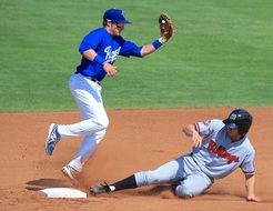 baseball sliding