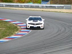 Picture of sports car on a race, brno