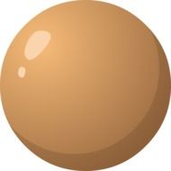 ball round shiny drawing