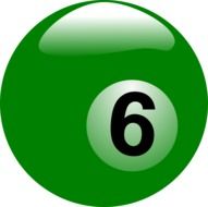 billiard ball number 6 as an illustration