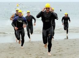 triathlon in Point Mugu, California