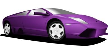 car purple drawing