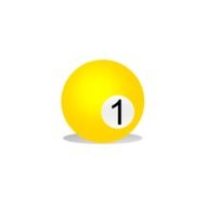 billiard ball number 1