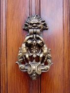 metal ornate door knob