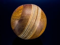 wooden ball hand labor