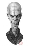 pen drawn angry character