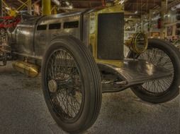 oldtimer car in museum