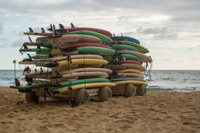 truck with surfboards