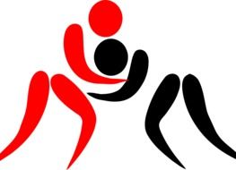 sports olympic individual fight drawing