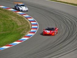 racing cars race