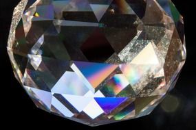 geometric decorative prism ball