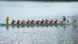 boat rowing team