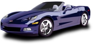 Purple sport car