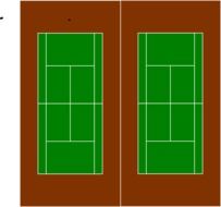 graphic image of a tennis court