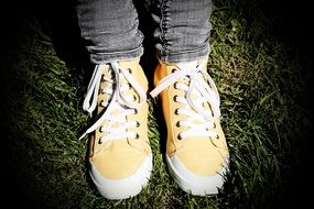 shoes and jeans