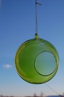 glass sphere as glassware