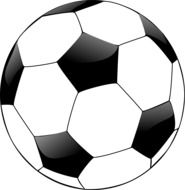 graphic image of a black-white soccer ball