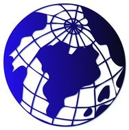 Picture of earth globe