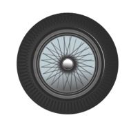 classic car wheel