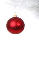 red christmas ball toy