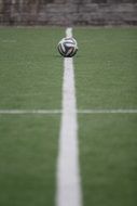 ball on playground line