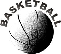 basketball text drawing