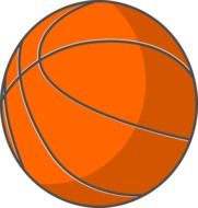 drawing of a basketball