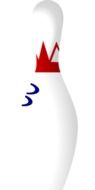 Picture of bowling ninepins
